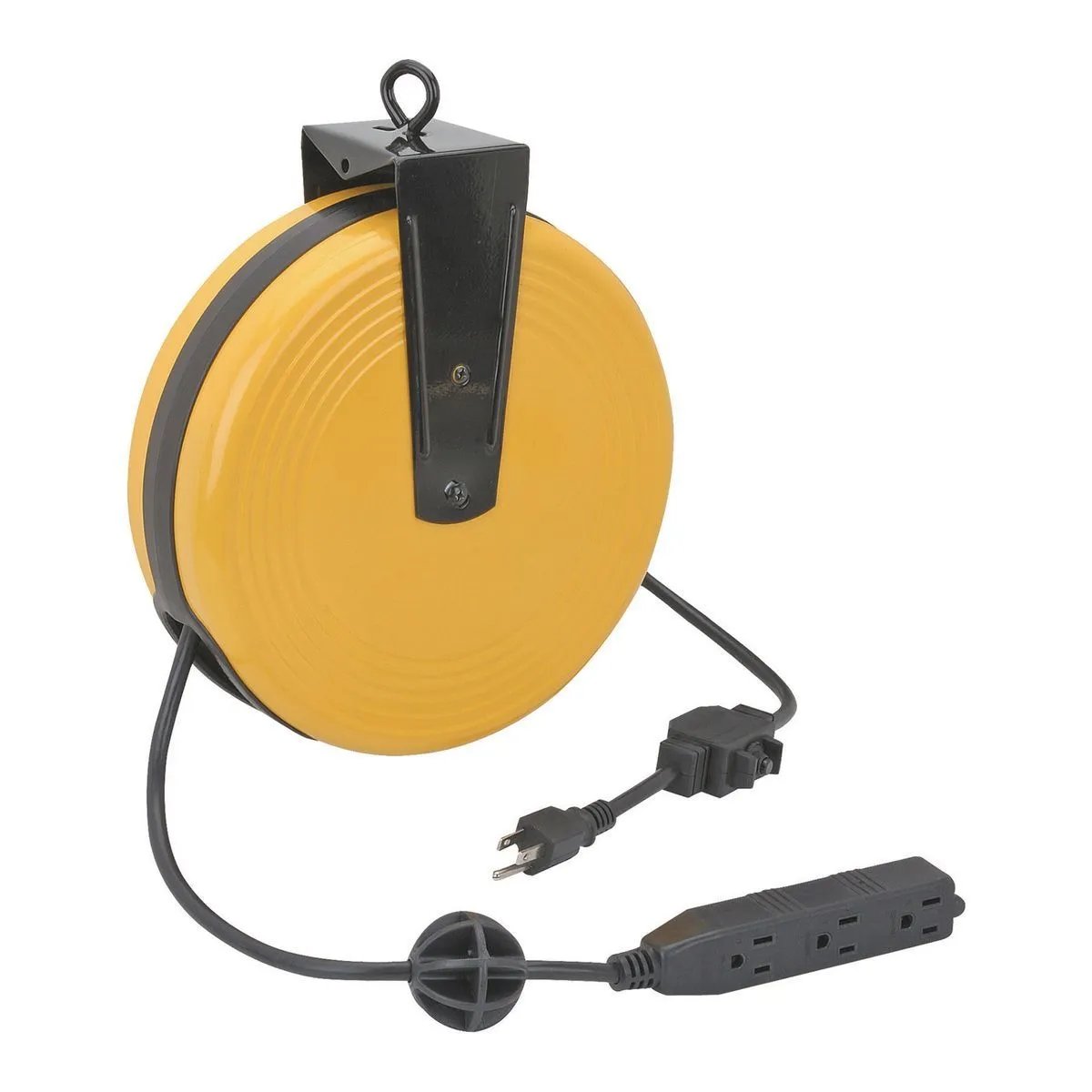 A retractable extension cord